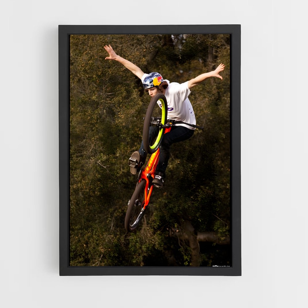 Poster Airborne Thrill – affiche Cyclisme (vue 2)